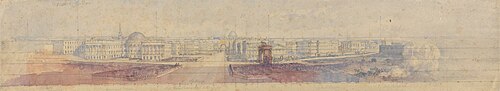 Old Courthouse Street on Tank Square, , Charles D'Oyly