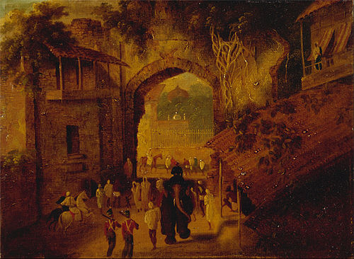 East Gateway, Patna, 1825, Charles D'Oyly