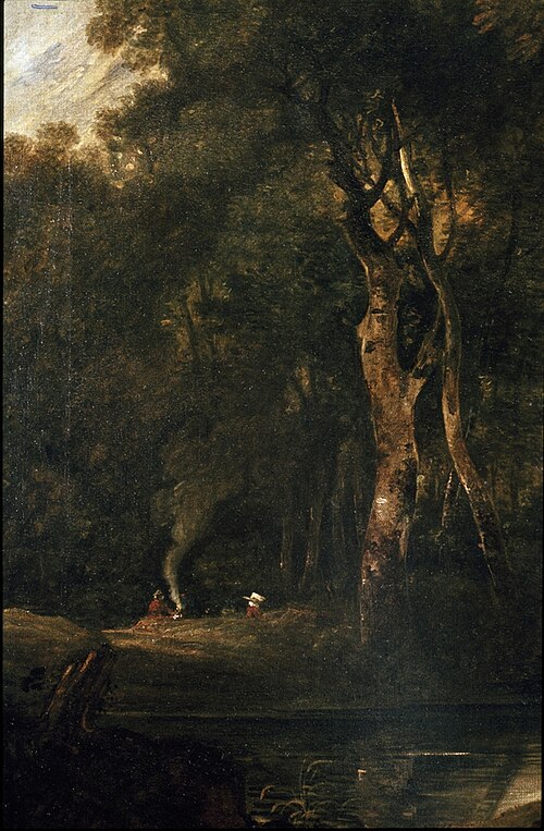 Woodland Scene with Gipsies, 1800, George Howland Beaumont