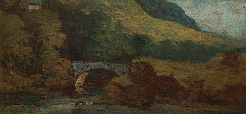 Landscape with a Bridge, 1807, George Howland Beaumont