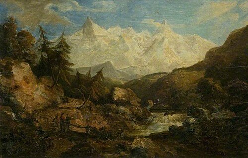 Swiss Landscape, 1819, George Howland Beaumont