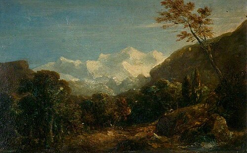 Swiss Landscape, 1819, George Howland Beaumont