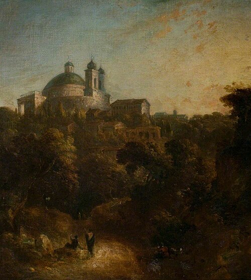St Lorice, Ariccia, Albano, Italy, 1822, George Howland Beaumont