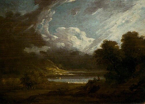 Derwentwater, Cumberland, 1798, George Howland Beaumont