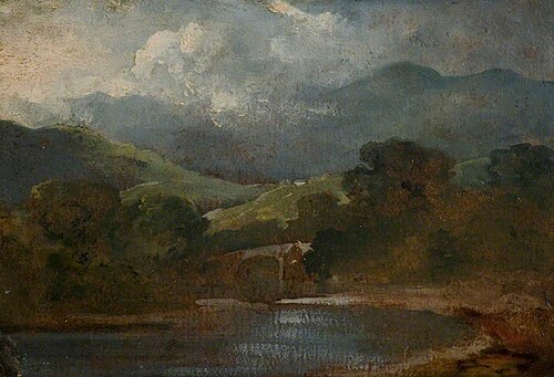 Landscape with a Bridge, , George Howland Beaumont