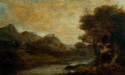 Landscape (verso), , George Howland Beaumont