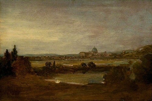 A View in Italy, , George Howland Beaumont
