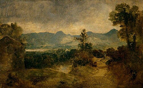 View near Applethwaite, Cumberland, , George Howland Beaumont