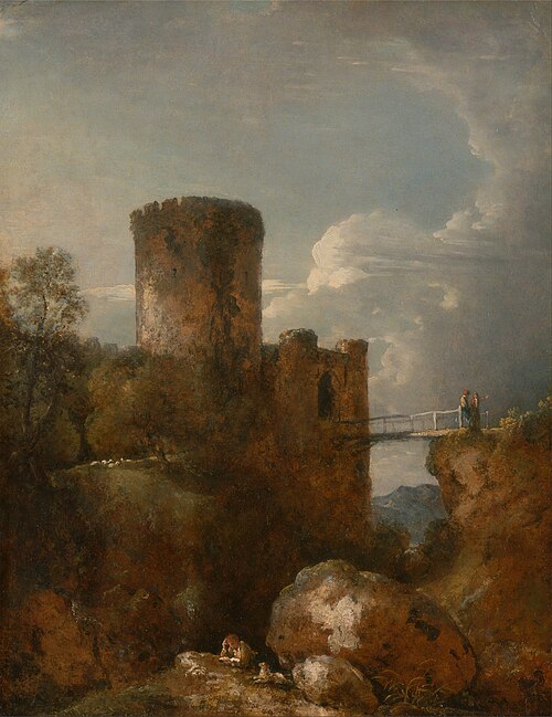 Conway Castle, 1809, George Howland Beaumont