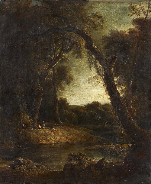 A Landscape with Figures, 1812, George Howland Beaumont