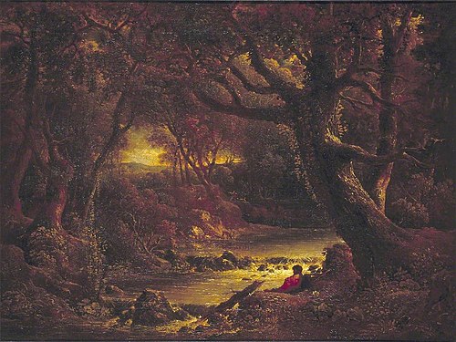 Landscape, with Jacques and the Wounded Stag, 1819, George Howland Beaumont