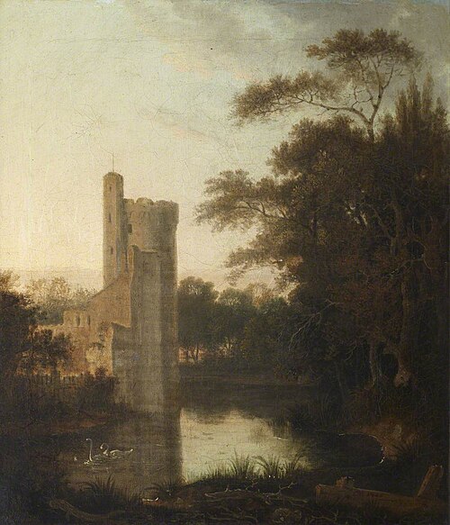 Caister Castle, Norfolk, 1785, George Howland Beaumont