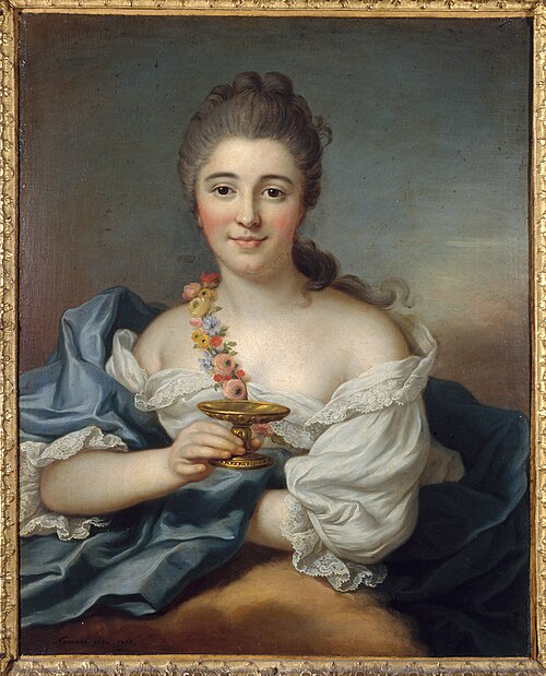 Madame de Sevré en Hébé, 1756, Donat Nonnotte