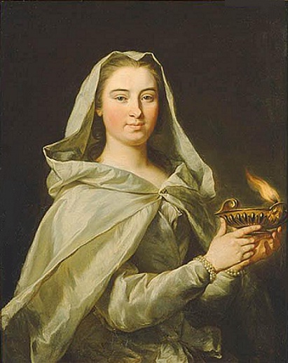 portrait de Charlotta Fredrika Sparre en vestale, 1741, Donat Nonnotte