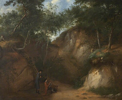 Landscape with Two Artists, 1802, Sir William Elford, 1st Baronet