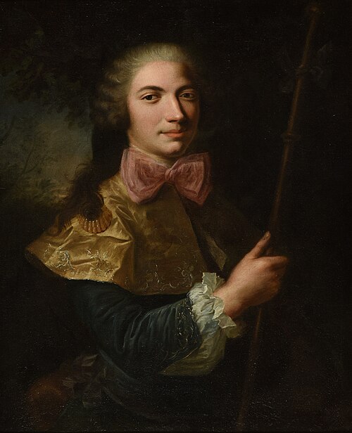 Gentilhomme en costume de pénitent de Saint-Jacques, 1750, Marianne Loir