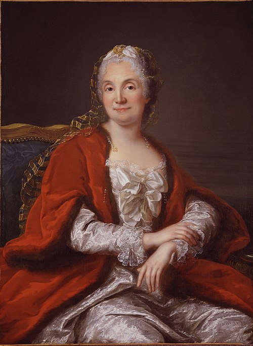 Presumed portrait of Madame Geoffrin, 1760, Marianne Loir