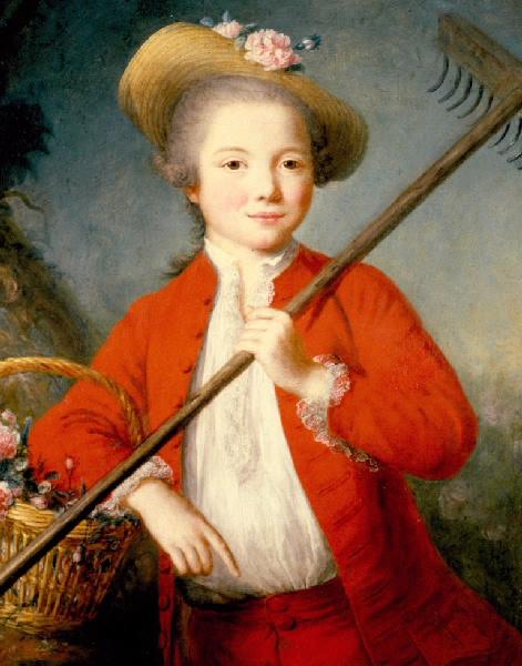 portrait d’Antoine-Vincent-Louis-Barbe Duplàa à l’âge de neuf ans, 1763, Marianne Loir