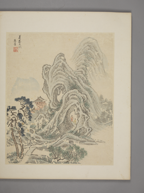 宋懋晋江南名胜图册, , Song Maojin