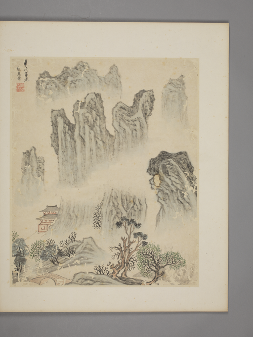 宋懋晋江南名胜图册, , Song Maojin