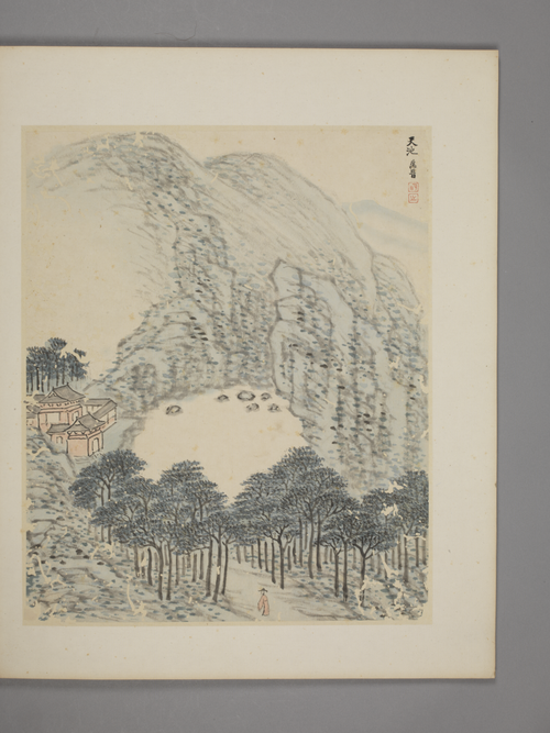 宋懋晋江南名胜图册, , Song Maojin