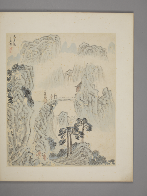 宋懋晋江南名胜图册, , Song Maojin