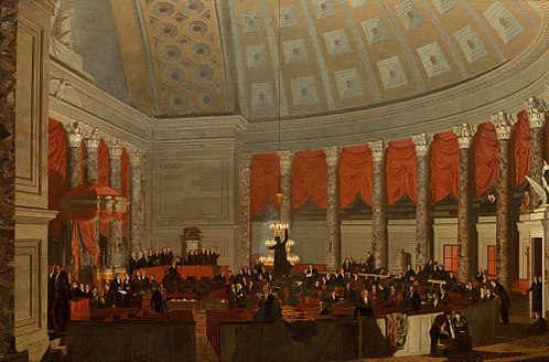 The House of Representatives, 1822, Samuel Morse