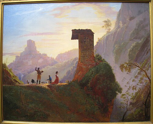 Chapel of the Virgin at Subiaco, 1830, Samuel Morse