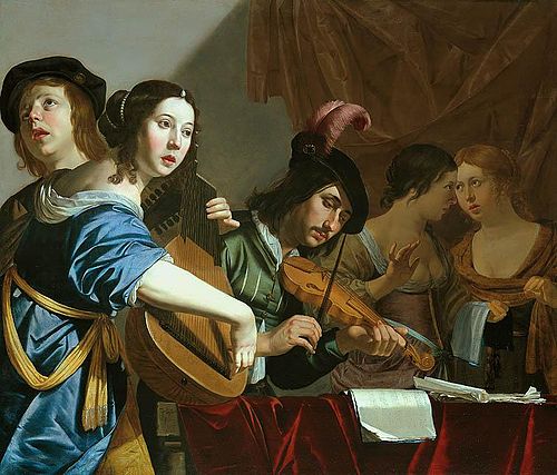 Musical Company, 1650, Jan van Bijlert