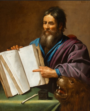 Saint Marc the Evangelist, , Jan van Bijlert