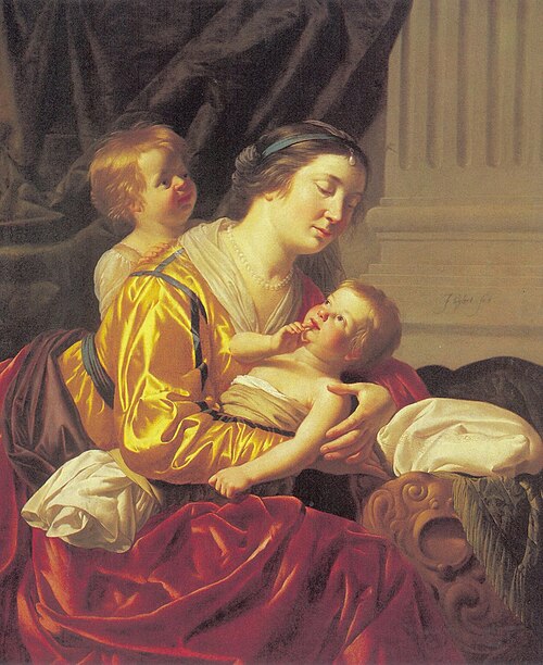 Femme et enfant, 1630, Jan van Bijlert