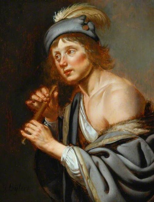 Shepherd with a Flute, , Jan van Bijlert