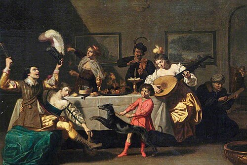 Gay Company (The Prodigal Son), , Jan van Bijlert