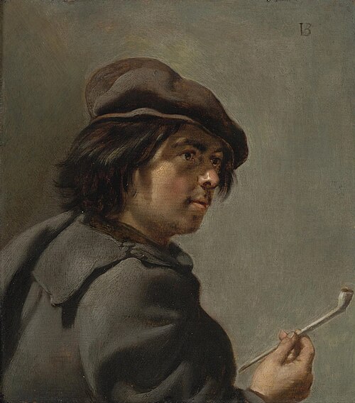 A smoker, 1650, Jan van Bijlert