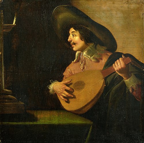 Le Joueur de luth, 1635, Jan van Bijlert