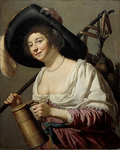 The camp follower, 1630, Jan van Bijlert