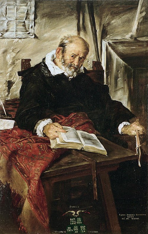 Portrait of the artist's father, 1628, Giovanni Serodine