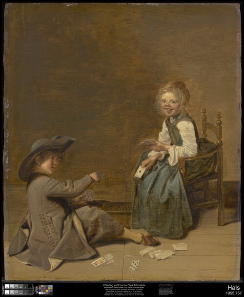 Children Playing Cards, 1631, Dirck Hals