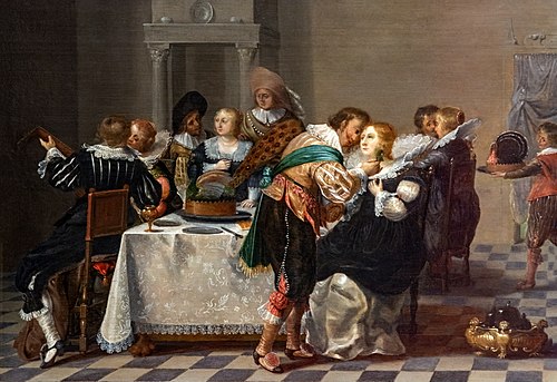 Scène galante, 1700, Dirck Hals