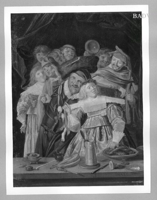 Merrymakers at Shrovetide, 1637, 1637, Dirck Hals