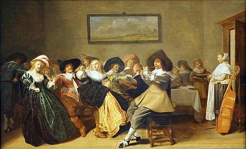 Lockere Gesellschaft im Interieur, , Dirck Hals