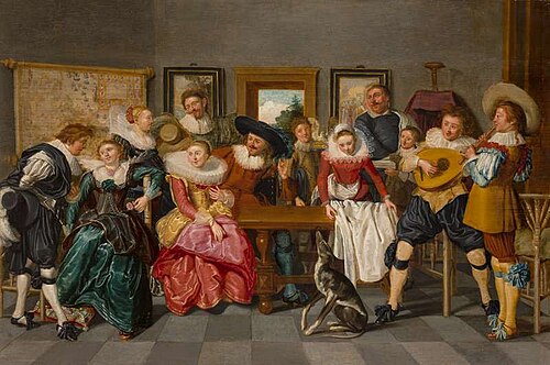 A Merry Musical Company, 1616, Dirck Hals
