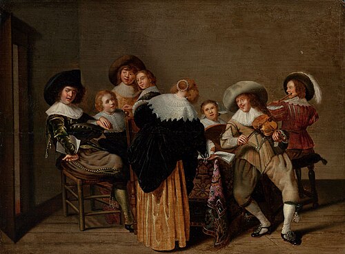 A Merry Musical Company, 1643, Dirck Hals