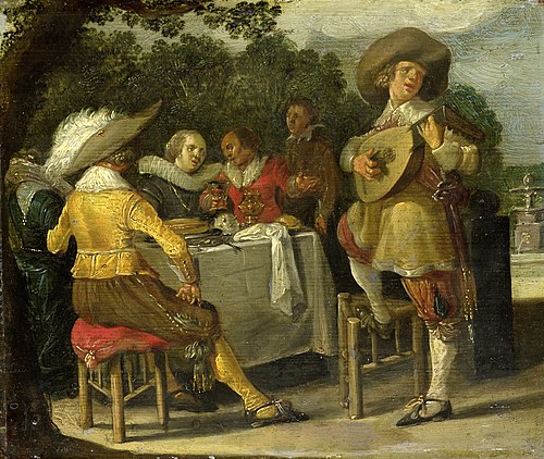 Fête en plein air, 1625, Dirck Hals