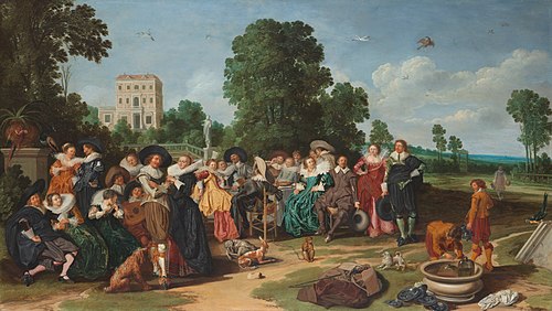 La Fête champêtre, 1627, Dirck Hals