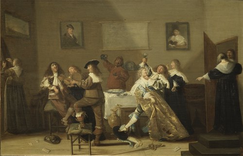Tavern Scene, 1639, Dirck Hals