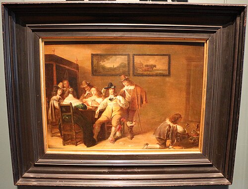 The card-players, 1645, Dirck Hals