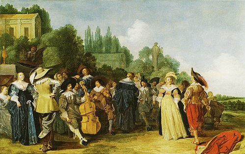 Merry Company making Music and Dancing, 1628, Dirck Hals
