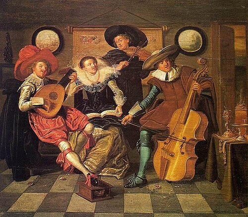 Home Concert, 1623, Dirck Hals