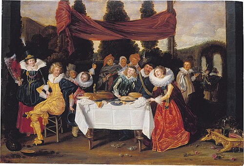 Merry Company, 1620, Dirck Hals